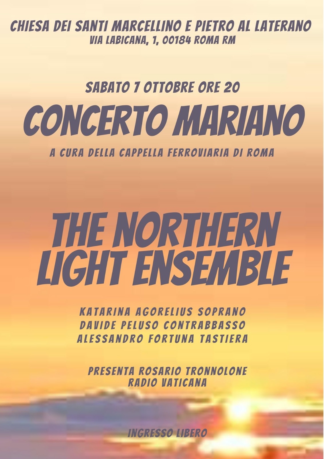 7 ottobre 2023 alle ore 20.00 concerto della soprano Katerina Agorelius