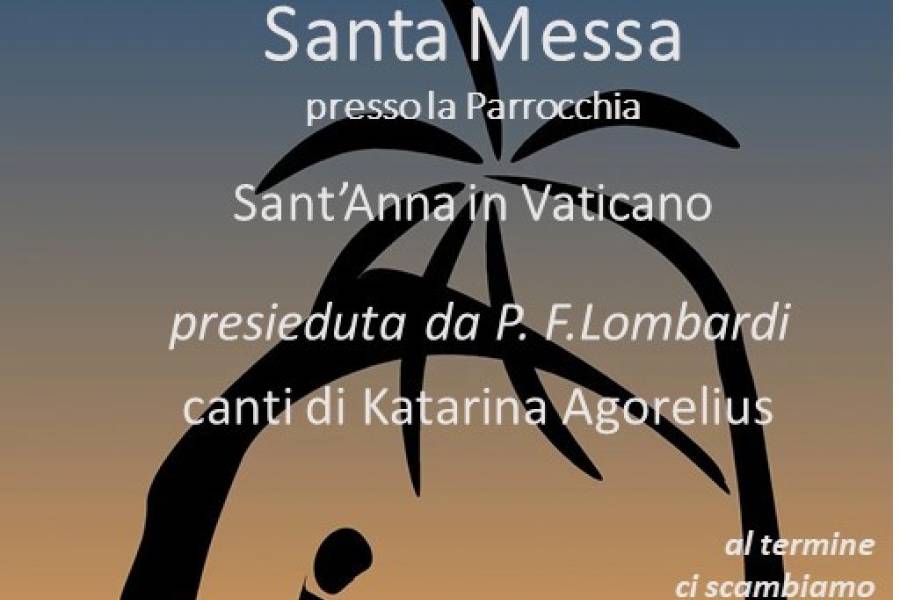9 Dicembre 2024 Santa Messa presso la Parrocchia Sant'Anna in Vaticano